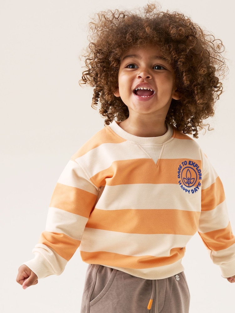 Angel & Rocket Mini Declan Stripe Sweatshirt - Slika 1 iz 6