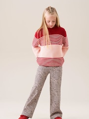 Angel & Rocket Brown Danni Heart Pocket Leopard Print Jeans - Image 5 of 8