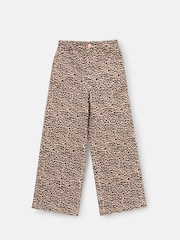 Angel & Rocket Brown Danni Heart Pocket Leopard Print Jeans - Image 6 of 8