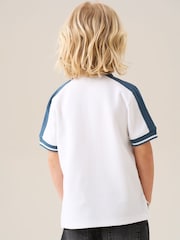 Angel & Rocket White Nolan Popcorn Knit Polo Shirt - Image 2 of 8