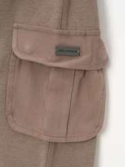 Angel & Rocket Brown Dylan Fleece Cargo Trousers - Image 8 of 8
