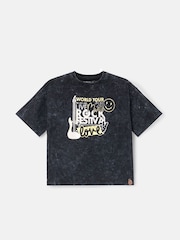 Angel & Rocket Black Edie Band T-Shirt - Image 3 of 5