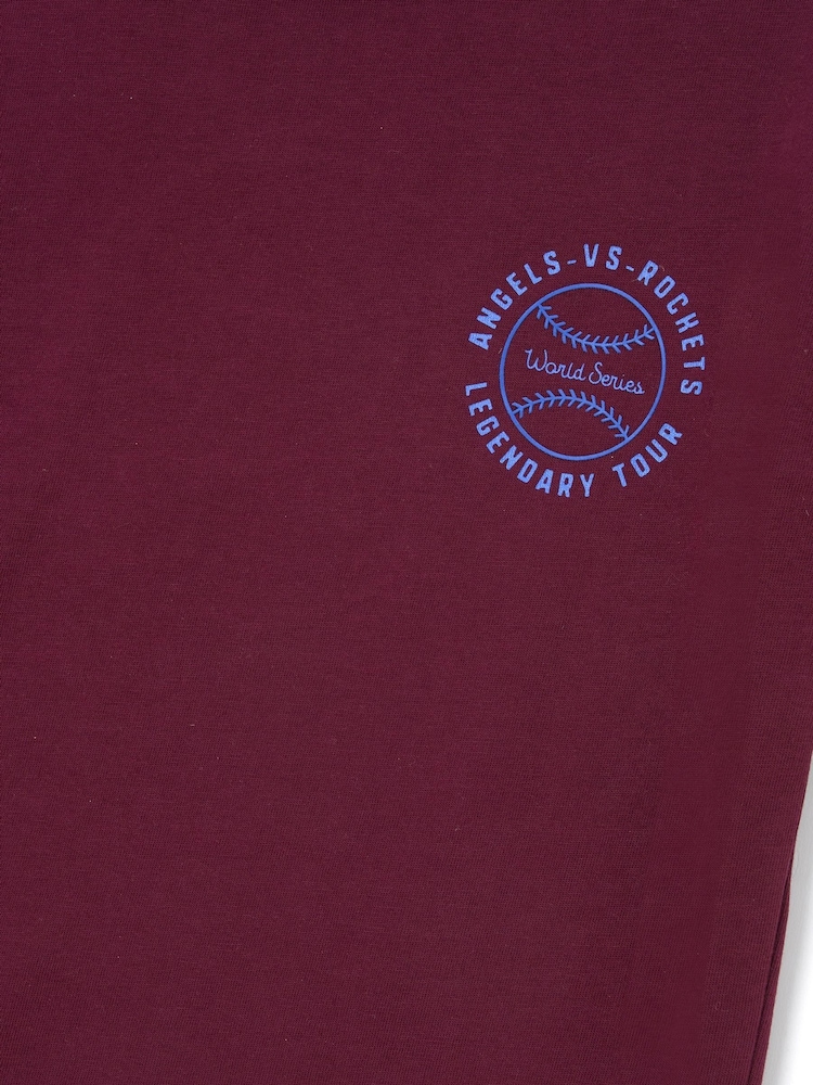 Angel & Rocket Red Relaxed Fit Josiah Graphic Print T-Shirt - Image 7 of 7