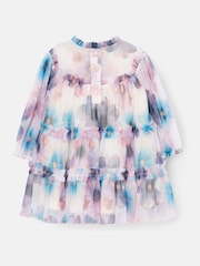 Angel & Rocket White Eleanor Floral Print Mesh Dress - Image 4 of 6
