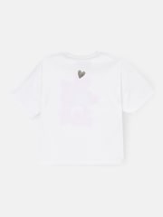 Angel & Rocket Oversized Quinn Heart Print T-Shirt - Imagen 5 de 6