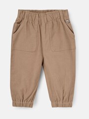 Angel & Rocket Natural Juan Mini Balloon Fit Cord Trousers - Image 1 of 3