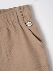 Angel & Rocket Natural Juan Mini Balloon Fit Cord Trousers - Image 4 of 4