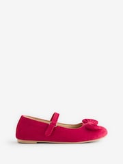Angel & Rocket Red Velvet Bow Shoes - Image 1 of 3