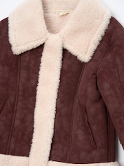 Angel & Rocket Red Halle Faux Leather Fur Jacket - Image 2 of 8