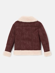 Angel & Rocket Red Halle Faux Leather Fur Jacket - Image 8 of 8