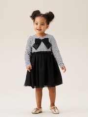 Angel & Rocket Black Carrie Bow Tutu Dress - Image 2 of 8
