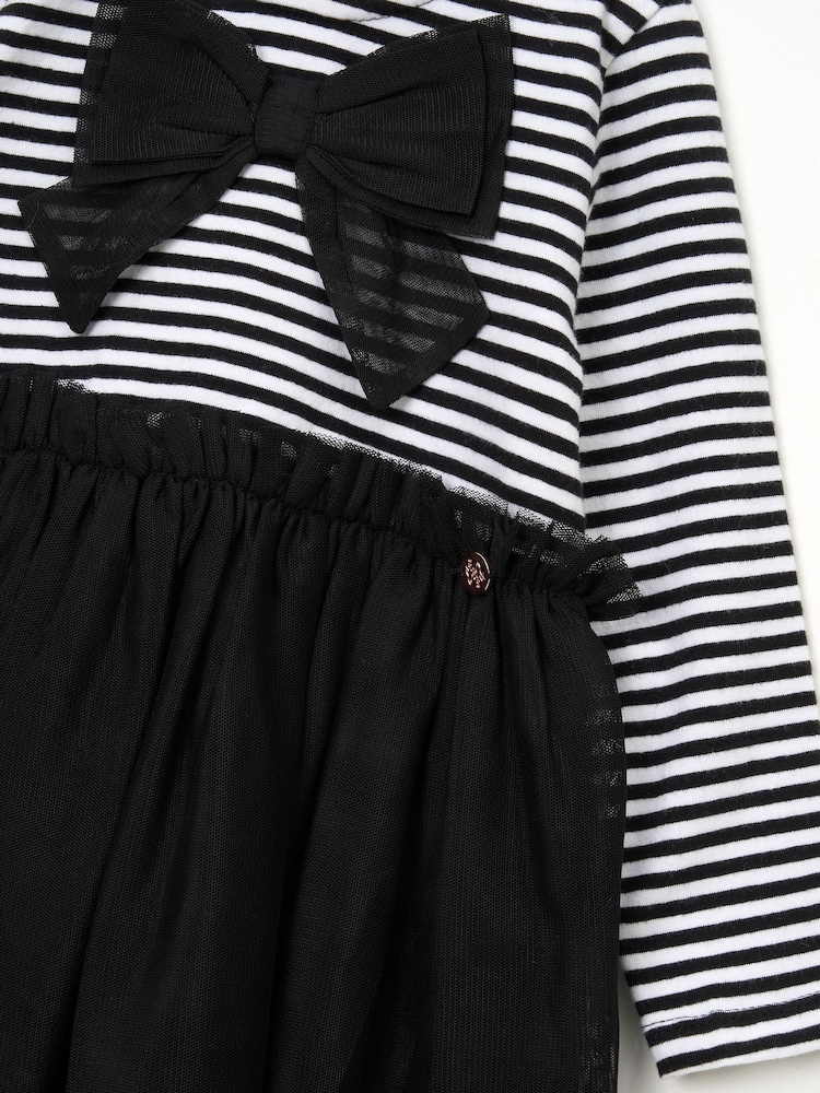 Angel & Rocket Black Carrie Bow Tutu Dress - Image 8 of 8
