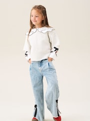 Angel & Rocket Grey Haddie Mock Layered Print Sweatshirt - Image 2 of 7