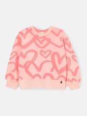 Angel & Rocket Pink Harlow Heart Jumper - Image 5 of 7