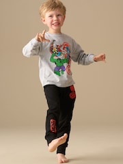 Angel & Rocket Grey Marvel Graphic Print Pyjamas - Image 1 of 7