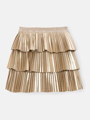 Angel & Rocket Gold Lucile Pleated Rara Skirt - Image 5 of 5