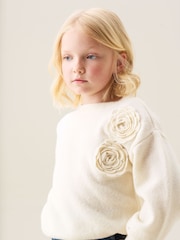 Angel & Rocket Natural Mila Corsage Jumper - Image 2 of 4