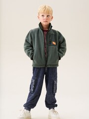 Angel & Rocket Black Weston Washed Cord Cuffed Joggers - Image 2 of 8