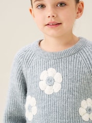 Angel & Rocket Rumi Embellished Flower Jumper - Imagen 4 de 9