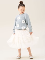 Angel & Rocket Rumi Embellished Flower Jumper - Imagen 5 de 9