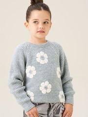 Angel & Rocket Rumi Embellished Flower Jumper - Imagen 6 de 9