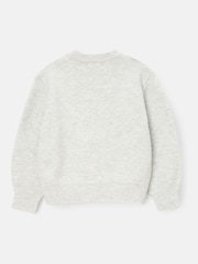 Angel & Rocket Grey Verity Smiley Face Jumper - Image 5 of 6