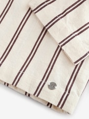 Angel & Rocket Natural Cooper Stripe Canvas Shacket - Image 5 of 5
