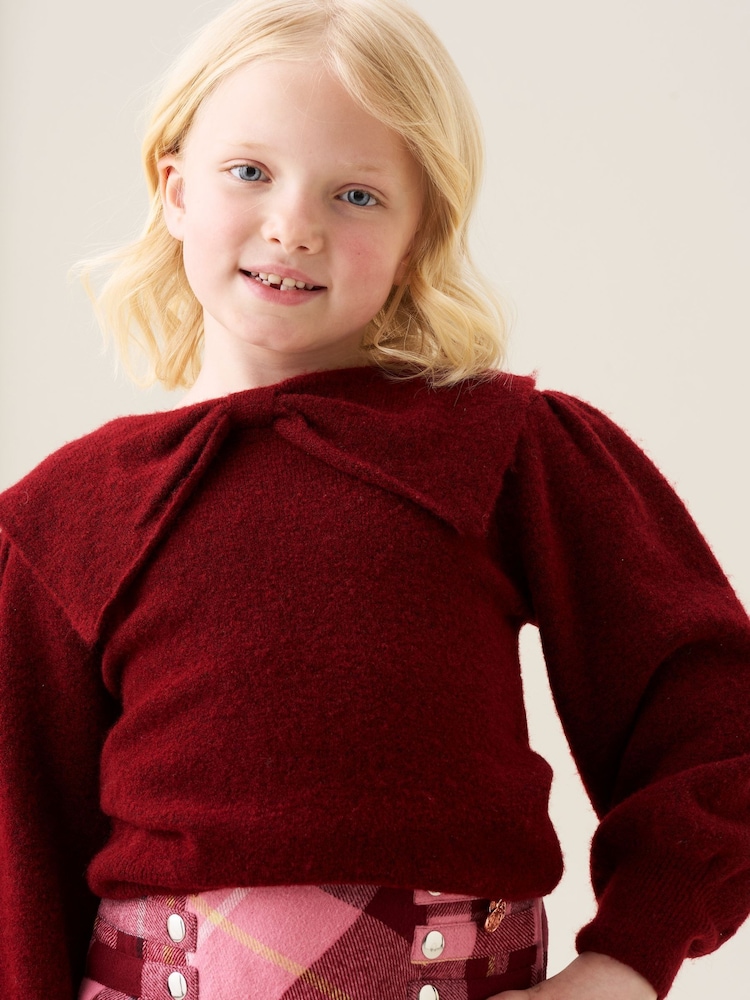 Angel & Rocket Red Ivy Bow Collar Jumper - Image 2 of 7