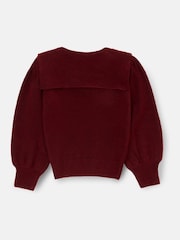 Angel & Rocket Red Ivy Bow Collar Jumper - Image 6 of 7