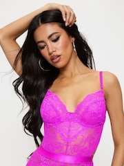Ann Summers Pink Hold Me Tight Lace Body - Image 3 of 6