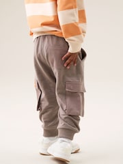 Angel & Rocket Natural Mini Damian Cut and Sew Cargo Joggers - Image 3 of 7
