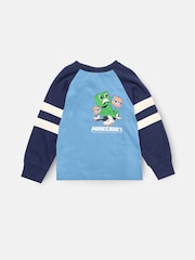Angel & Rocket Blue Minecraft Varsity Pyjamas - Image 3 of 5