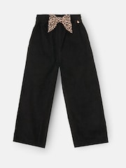 Angel & Rocket Black Zoe Wide Leg Cord Trousers - Image 4 of 6