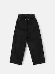 Angel & Rocket Black Zoe Wide Leg Cord Trousers - Image 5 of 6