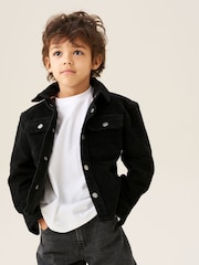 Angel & Rocket Black Theo Cord Shirt - Image 2 of 7