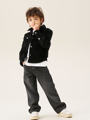 Angel & Rocket Black Theo Cord Shirt - Image 3 of 7