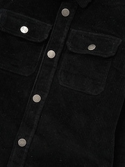 Angel & Rocket Black Theo Cord Shirt - Image 7 of 7