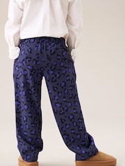 Angel & Rocket Blue Robyn Leopard Print Trousers - Image 2 of 6