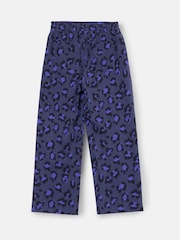 Angel & Rocket Blue Robyn Leopard Print Trousers - Image 5 of 6