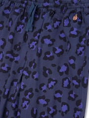 Angel & Rocket Blue Robyn Leopard Print Trousers - Image 6 of 6