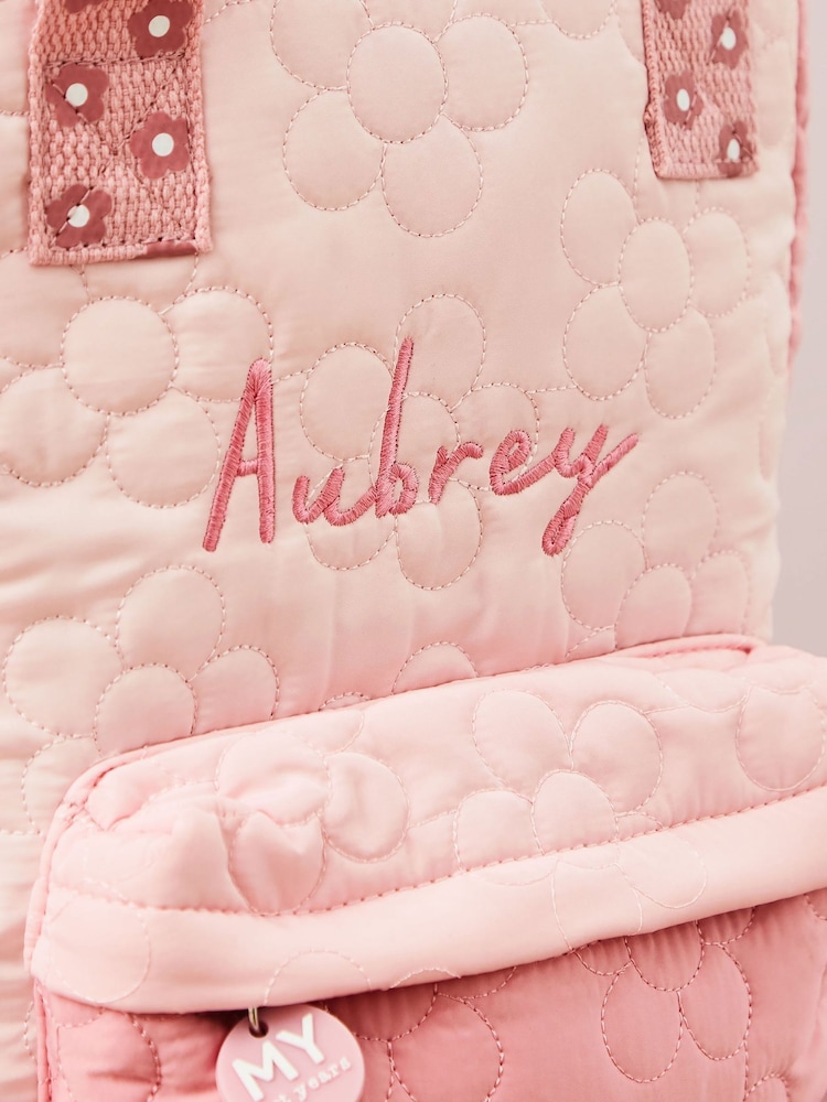 My 1st Years Personalised Medium Star Quilted Backpack - Image 2 of 4