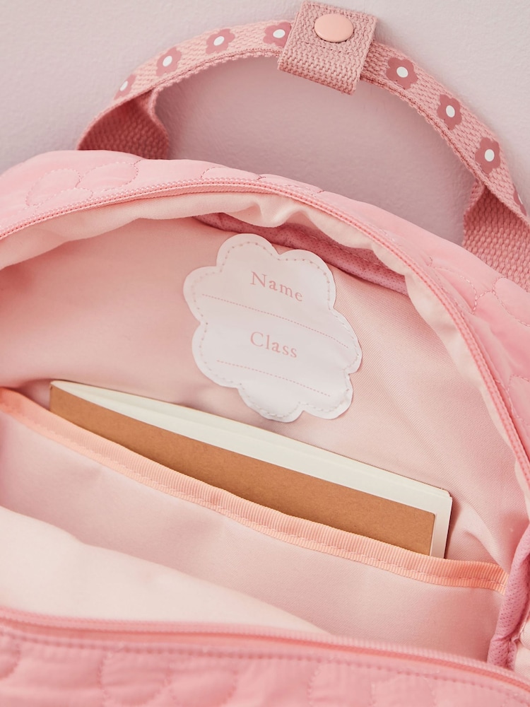 My 1st Years Personalised Medium Star Quilted Backpack - Image 4 of 4