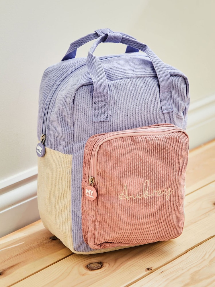 My 1st Years Personalised Cord Backpack with Grab Handle - Image 1 of 5