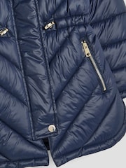 River Island Blue Girls Padded Jacket - Image 4 of 4