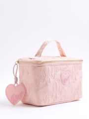 River Island Pink Girls Nylon Script Black Lunchbox - Image 3 of 5