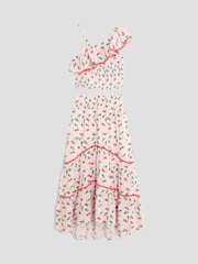 River Island Pink Girls Cherry Maxi Skirt Set - Image 1 of 4