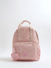 River Island Girls Nylon Script Backpack - Bild 1 von 5