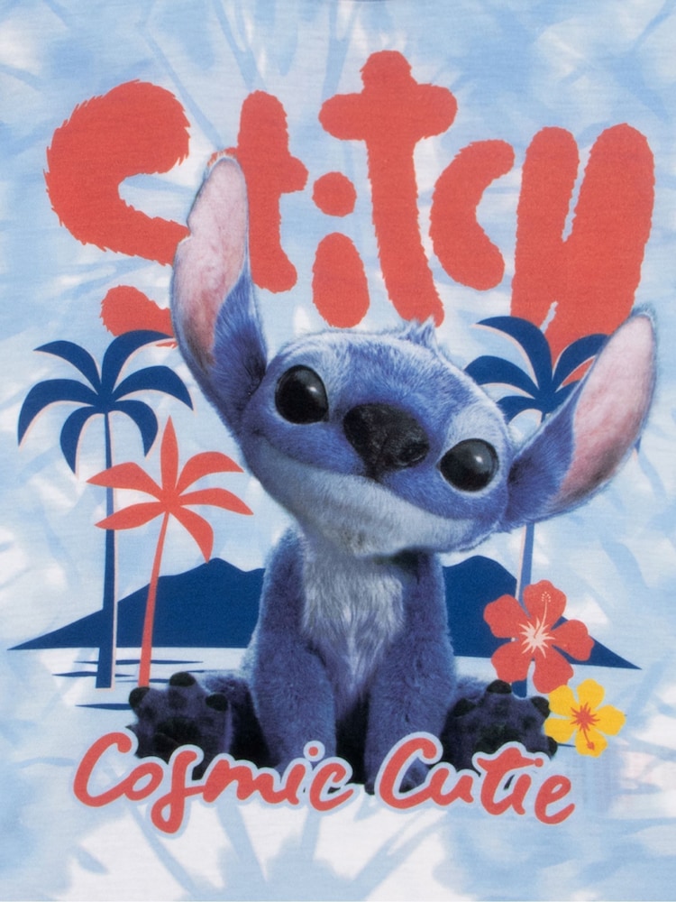 Character Blue Girls Lilo & Stitch Short Pyjamas - Image 12 of 12 Character Blue Girls Lilo & Stitch Short Pyjamas - Image 12 of 12