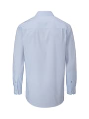 Skopes Blue Tailored Fit Geo Print Luxury 100% Cotton Formal  Shirt - Image 4 of 6