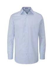 Skopes Blue Tailored Fit Geo Print Luxury 100% Cotton Formal  Shirt - Image 5 of 6